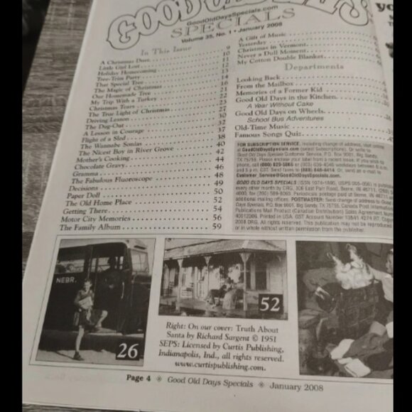 The Good Old Days Magazine Lot of 3: January, February, April 2008 - Picture 5 of 11